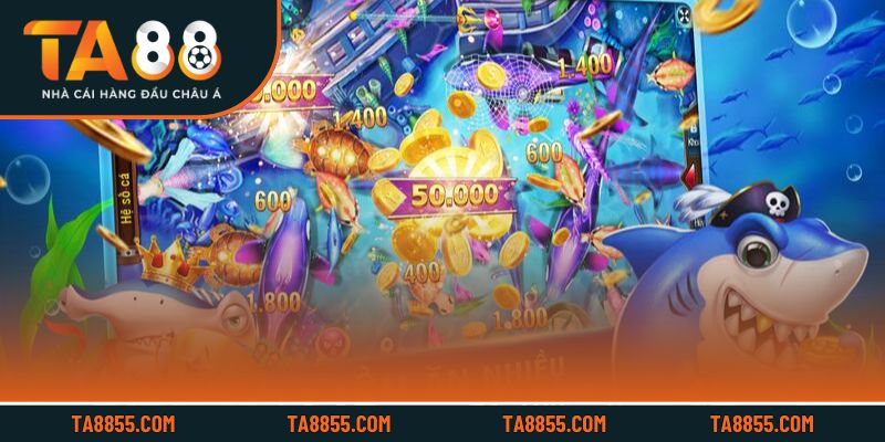 Trò chơi trực tuyến hấp dẫn với cơ chế bắn cá đổi xu chuyên nghiệp